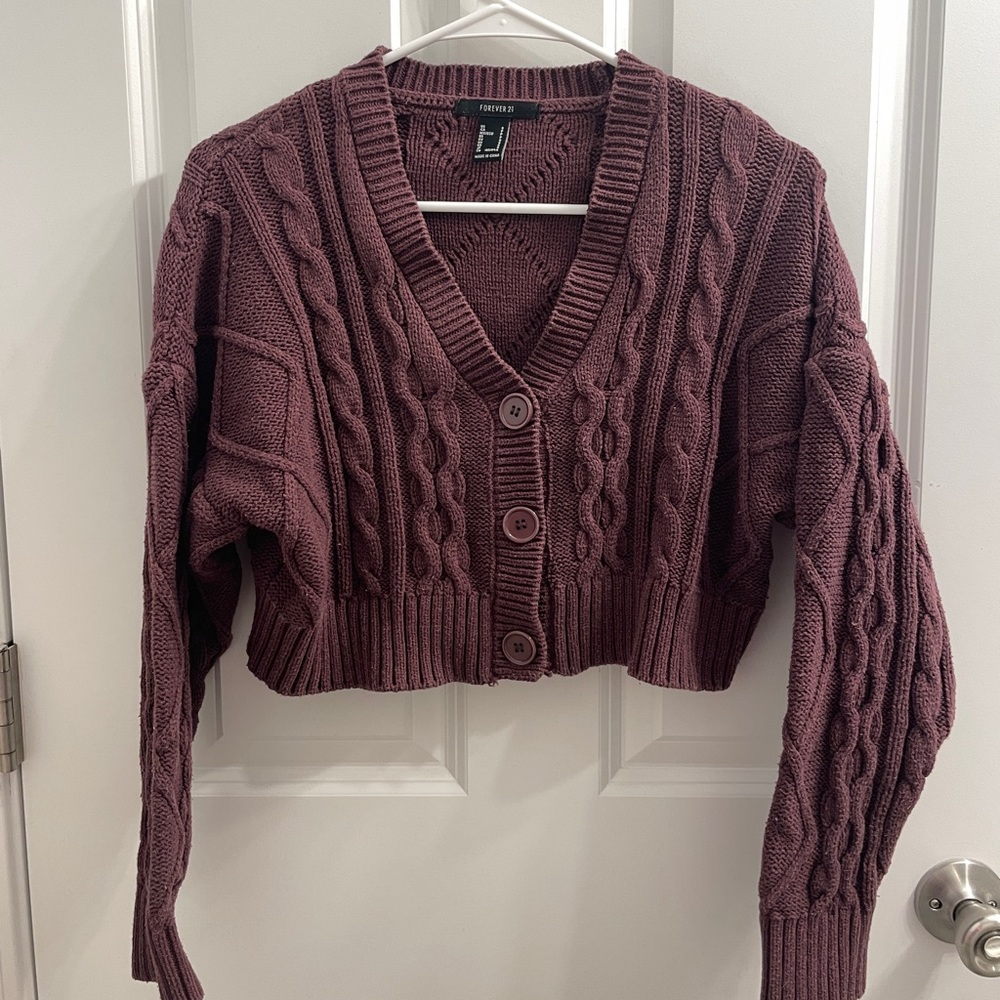 Forever 21 Knit Crop Sweater